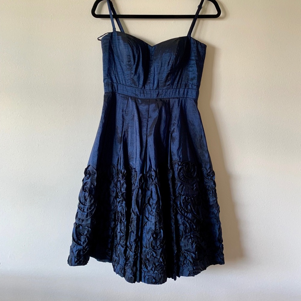 Cobalt blue evening dress